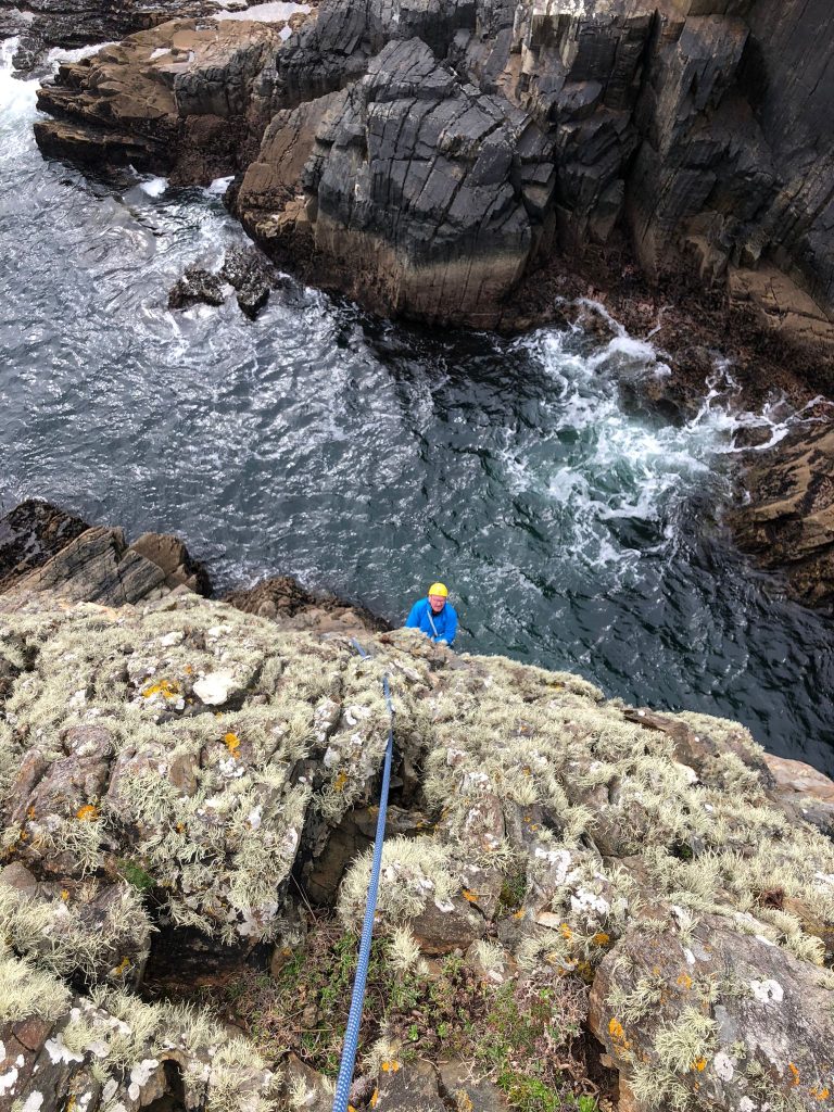 Below Deck. David Walsh seconding 2024. Beside Prawn Zawn.